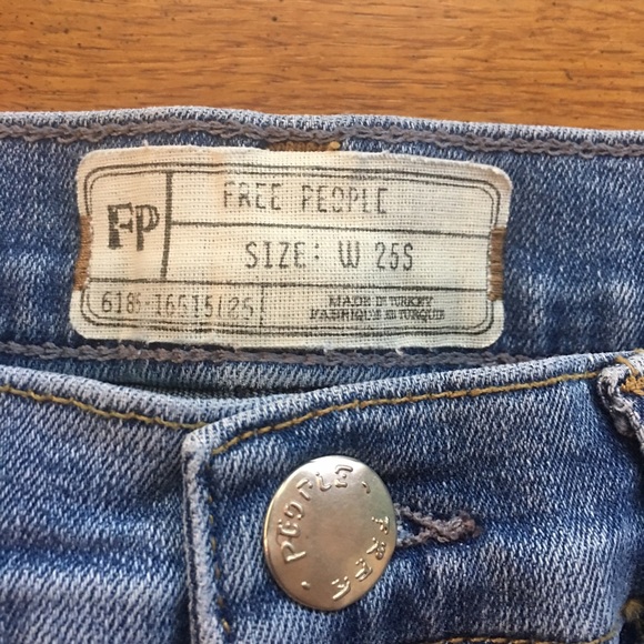 free people jeans size 25S Skinny - Picture 4 of 6